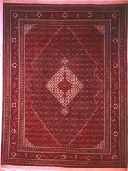 فرش دستباف طرح طرح ماهی درهم