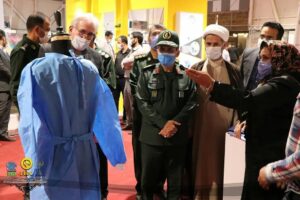 بازدید از نمایشگاه مقابله با کرونا1